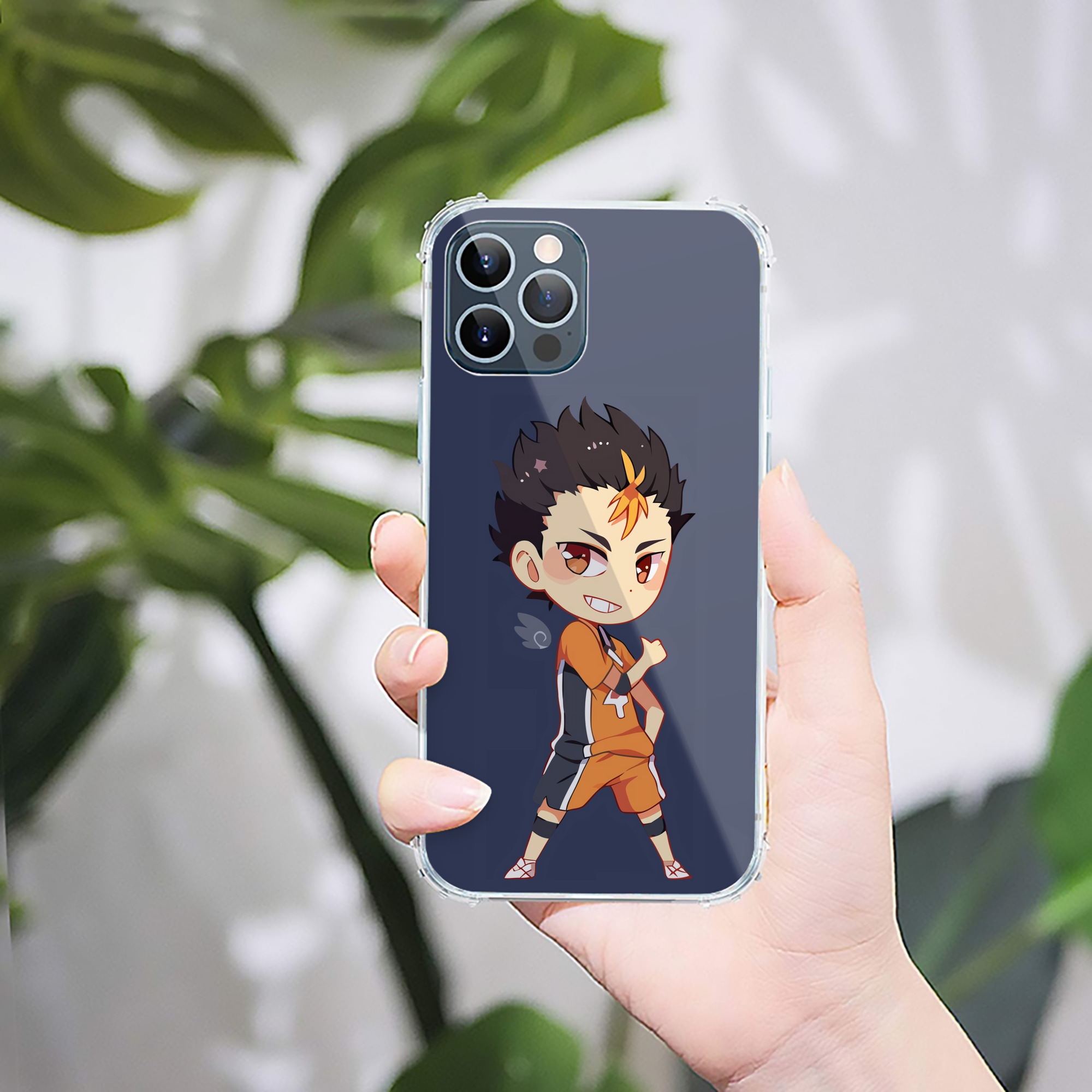 （画像用） ハイキュー!! Haikyu!! 【iPhone 12シリーズ対応】透明スマホケース（クリアソフトケース）